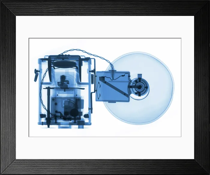Framed Print : X-Ray of Kodak Reflex Camera Framed Print : X-Ray of Kodak Reflex Camera
