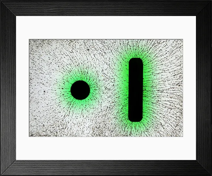 Framed Print : Electrostatic Field Lines (Like Charges) Framed Print : Electrostatic Field Lines (Like Charges)