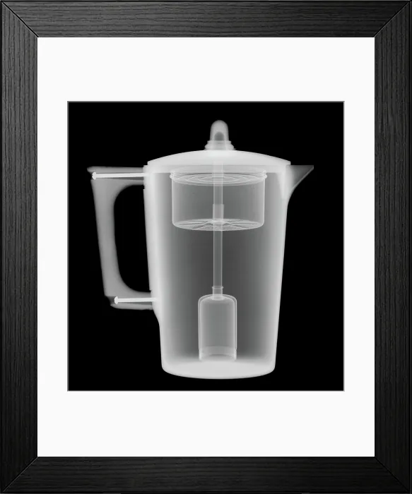 Framed Print : X-Ray of a Coffee Pot Framed Print : X-Ray of a Coffee Pot