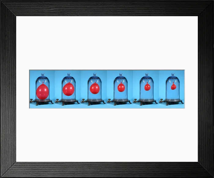 Framed Print : Balloon in a Vacuum Framed Print : Balloon in a Vacuum