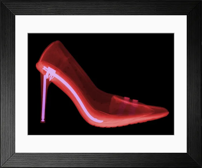 Framed Print : X-ray of High Heel Shoes Framed Print : X-ray of High Heel Shoes