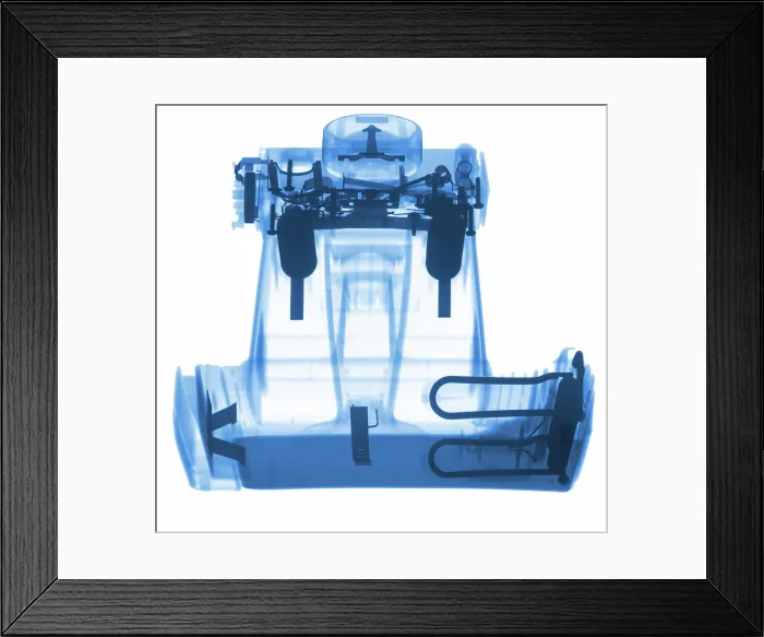 Framed Print : X-Ray of Polaroid Camera Framed Print : X-Ray of Polaroid Camera