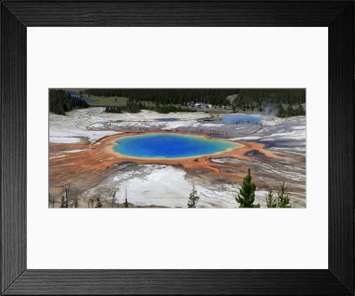 Framed Print : Grand Prismatic Spring