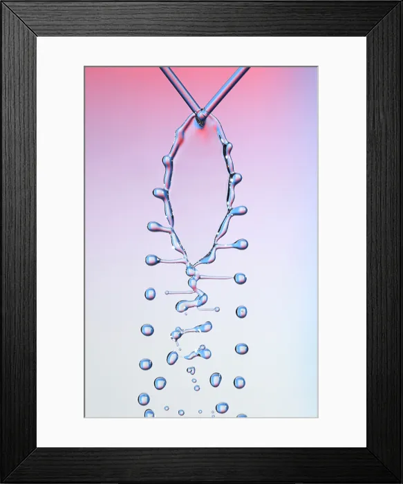 Framed Print : Fluid Fishbone Effect Framed Print : Fluid Fishbone Effect