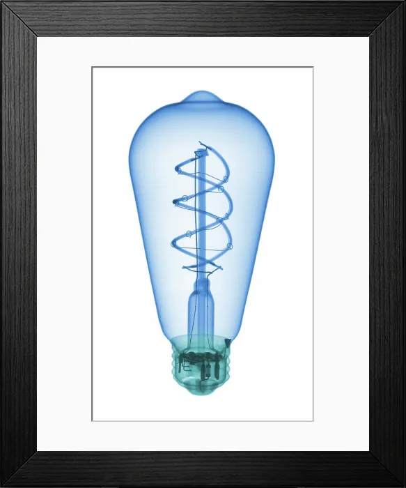 Framed Print : X-Ray of LED Light Bulb Framed Print : X-Ray of LED Light Bulb