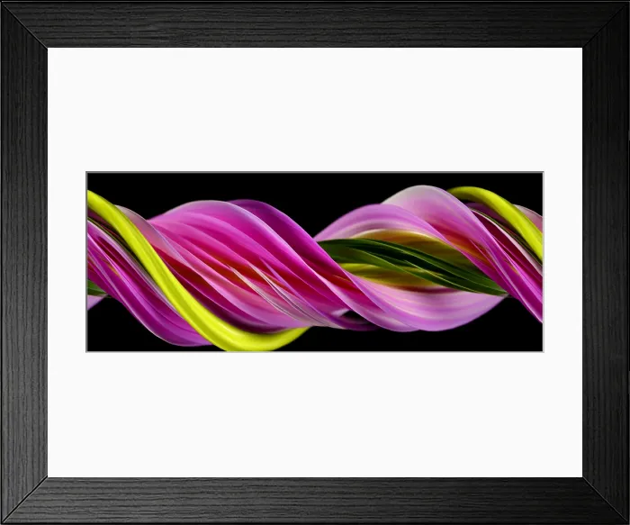Framed Print : Slit-Scan Image of Dahlia Flower Framed Print : Slit-Scan Image of Dahlia Flower