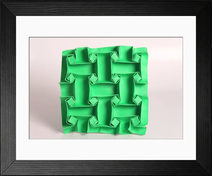 Framed Print : Mathematical Origami Framed Print : Mathematical Origami