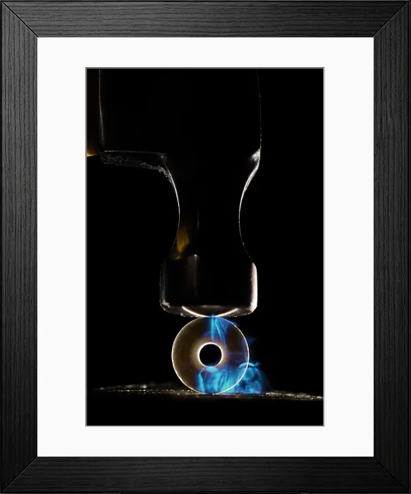 Framed Print : Triboluminescence Framed Print : Triboluminescence
