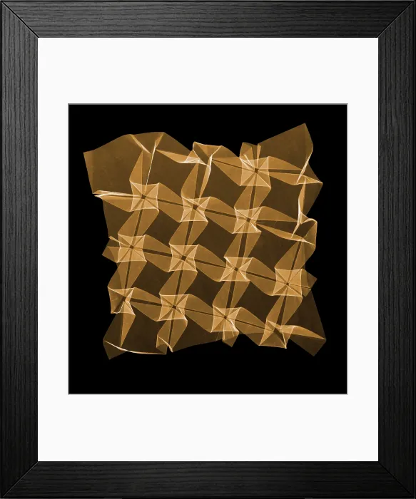 Framed Print : X-ray of Mathematical Origami Framed Print : X-ray of Mathematical Origami