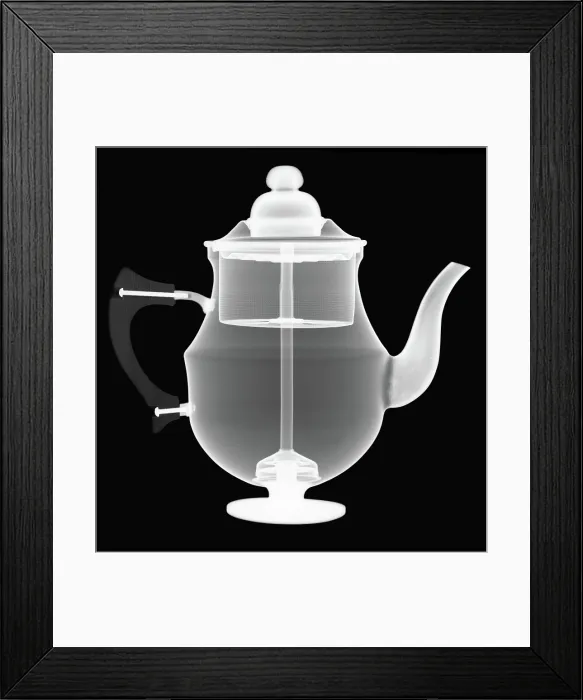 Framed Print : X-Ray of a Coffee Percolator Framed Print : X-Ray of a Coffee Percolator