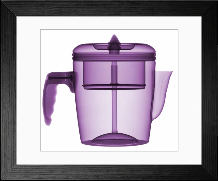 Framed Print : X-Ray of a Coffee Pot Framed Print : X-Ray of a Coffee Pot