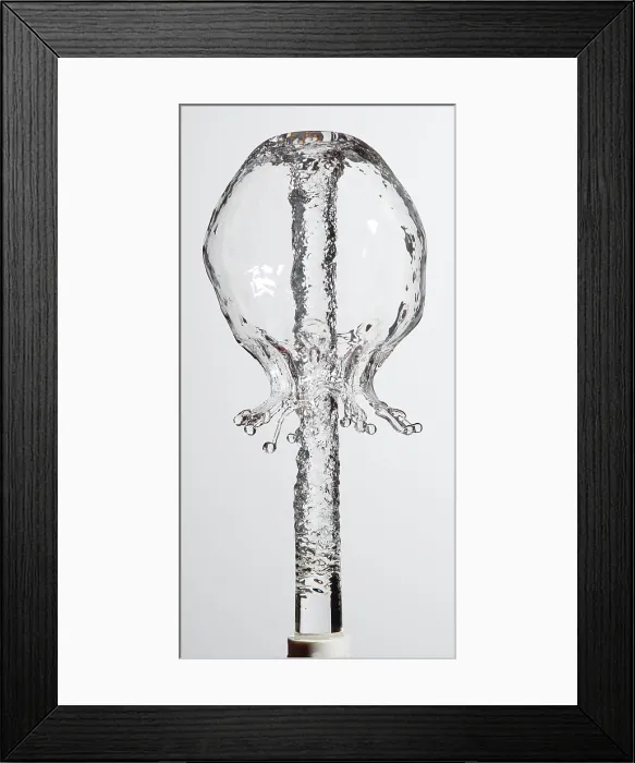 Framed Print : Water Bell Fountain