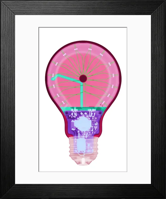 Framed Print : Energy Efficient LED Light, X-ray Framed Print : Energy Efficient LED Light, X-ray