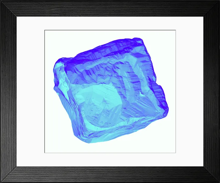 Framed Print : Synthetic Diamond, scanning electron micrograph Framed Print : Synthetic Diamond, scanning electron micrograph
