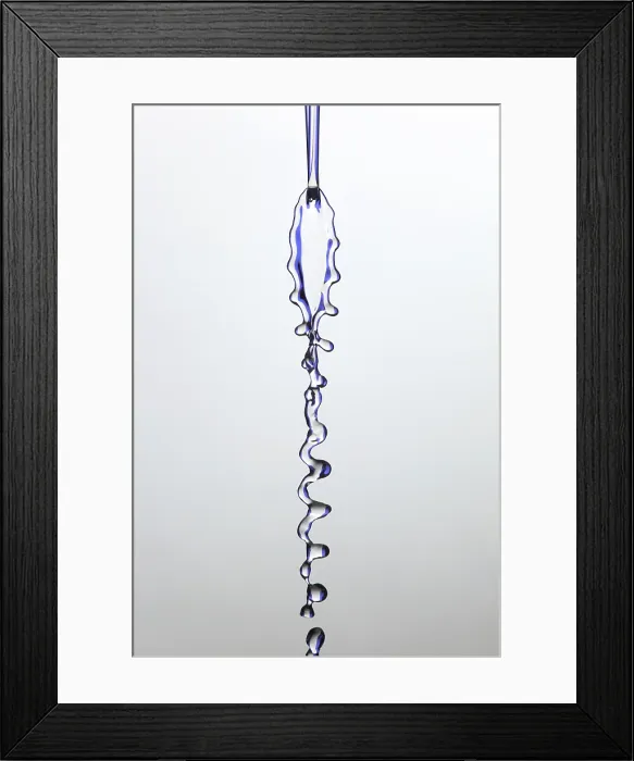 Framed Print : Fluid Fishbone Effect Framed Print : Fluid Fishbone Effect