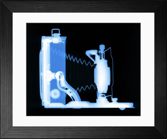 Framed Print : X-Ray of Early Kodak Camera Framed Print : X-Ray of Early Kodak Camera