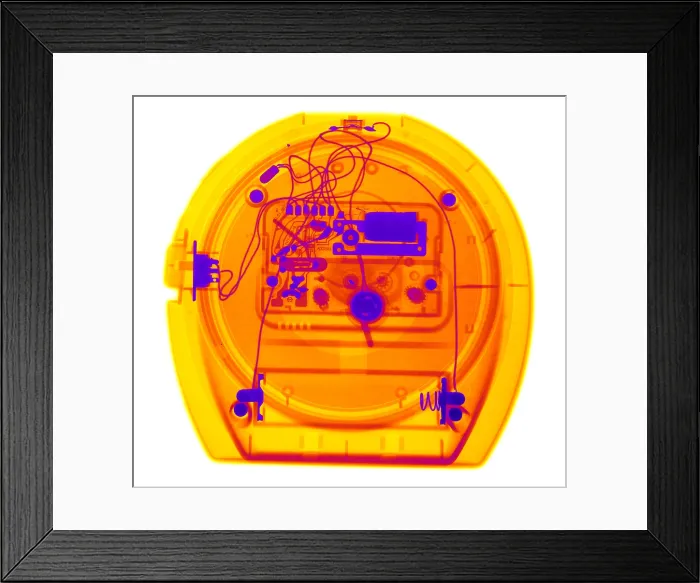 Framed Print : Portable Clock
