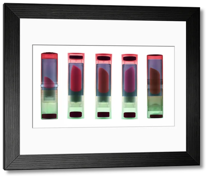 Framed Print : X-ray of Lipsticks Framed Print : X-ray of Lipsticks
