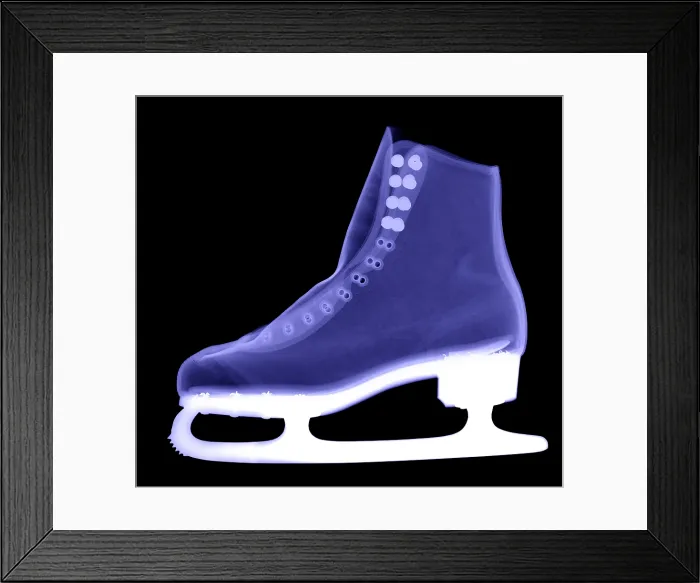 Framed Print : X-ray of an Ice Skate Framed Print : X-ray of an Ice Skate