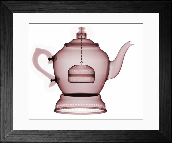 Framed Print : X-Ray of a Tea Pot