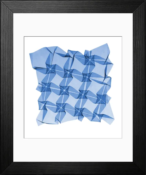 Framed Print : X-ray of Mathematical Origami Framed Print : X-ray of Mathematical Origami