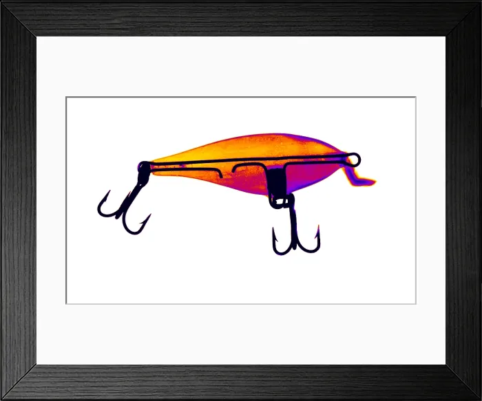Framed Print : Fishing Lure
