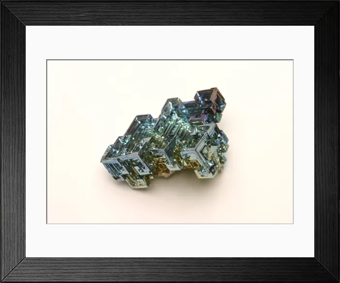 Framed Print : Bismuth Crystals Framed Print : Bismuth Crystals