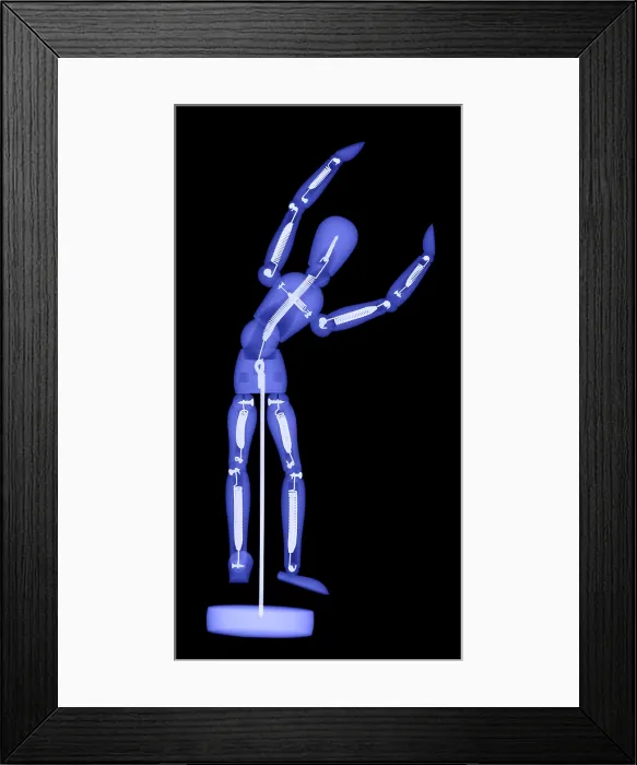 Framed Print : An X-ray of an artist's figure model Framed Print : An X-ray of an artist's figure model