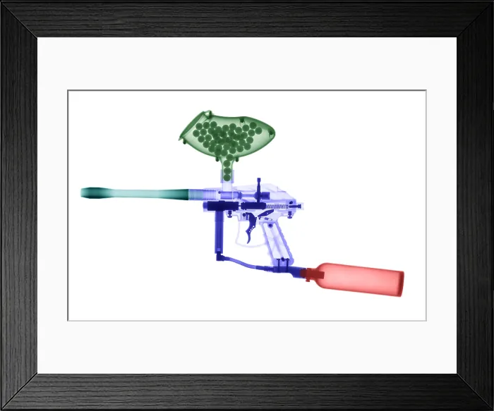 Framed Print : Paintball Gun Framed Print : Paintball Gun