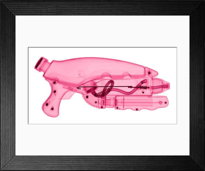 Framed Print : An X-ray of a squirt gun Framed Print : An X-ray of a squirt gun