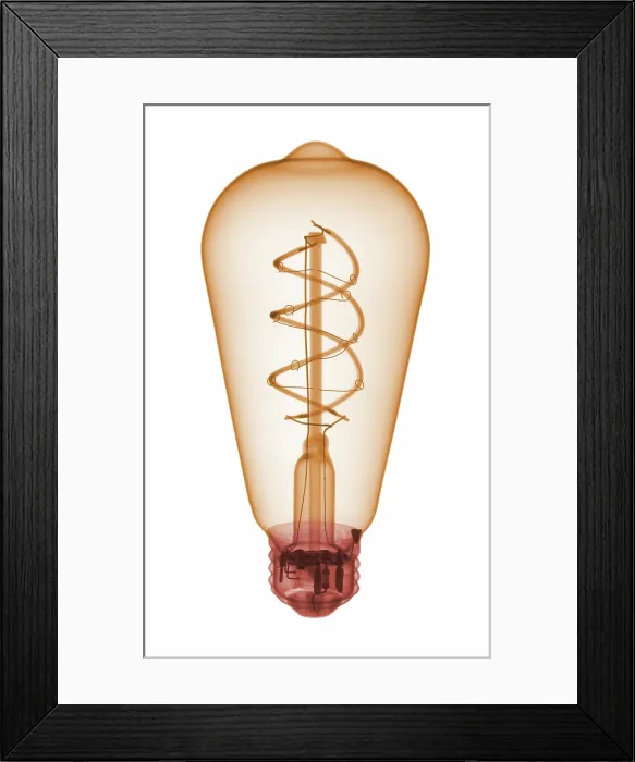 Framed Print : X-Ray of LED Light Bulb Framed Print : X-Ray of LED Light Bulb