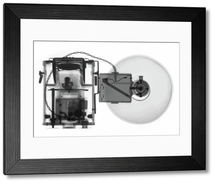 Framed Print : X-Ray of Kodak Reflex Camera Framed Print : X-Ray of Kodak Reflex Camera