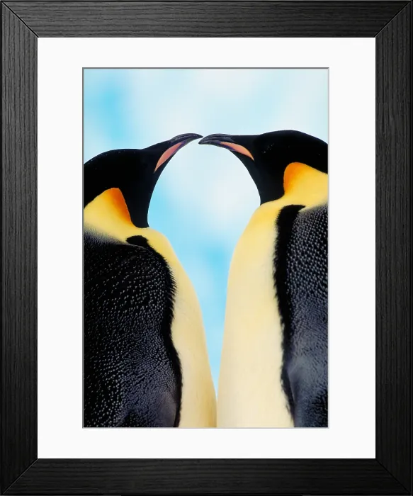 Framed Print : Emperor penguins Framed Print : Emperor penguins