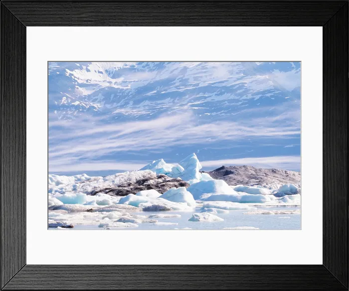 Framed Print : Icebergs on the Alsek River, St. Elias Mountains, SE Alaska Framed Print : Icebergs on the Alsek River, St. Elias Mountains, SE Alaska