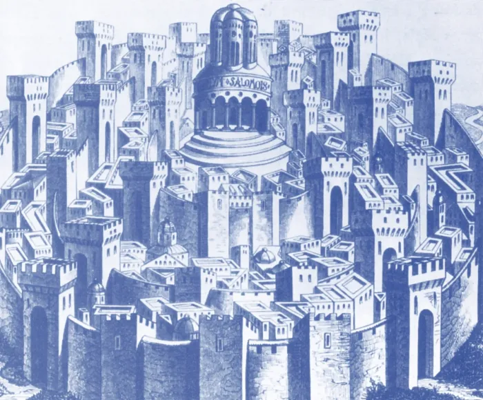 Framed Print : 15th century woodcut of Jerusalem Framed Print : 15th century woodcut of Jerusalem