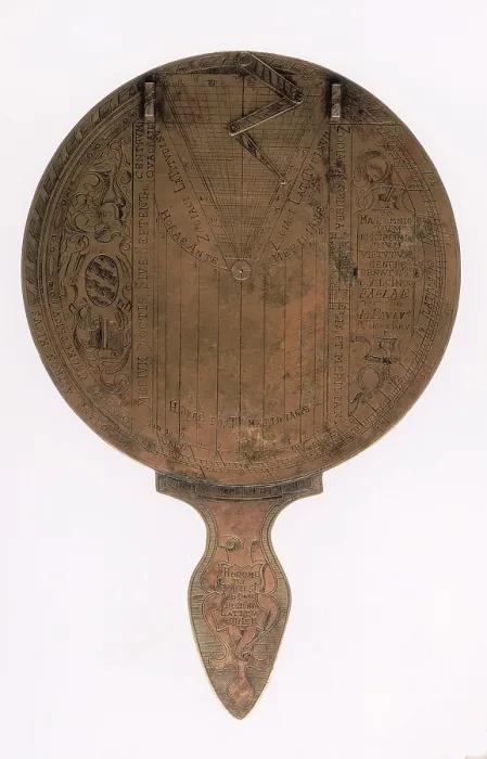 Framed Print : 16th Century Altitude Dial