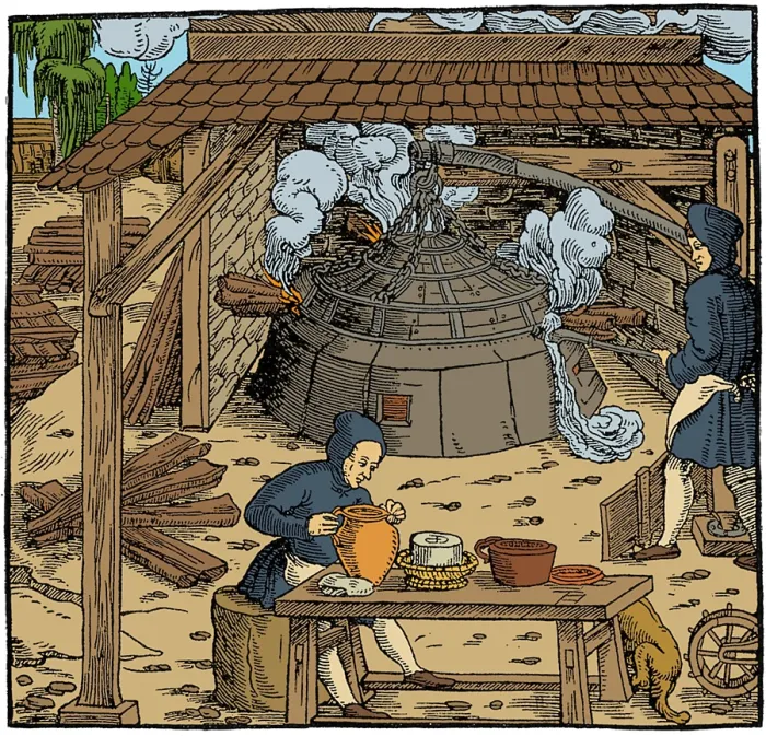 Framed Print : 16th Century Silver Mining Framed Print : 16th Century Silver Mining