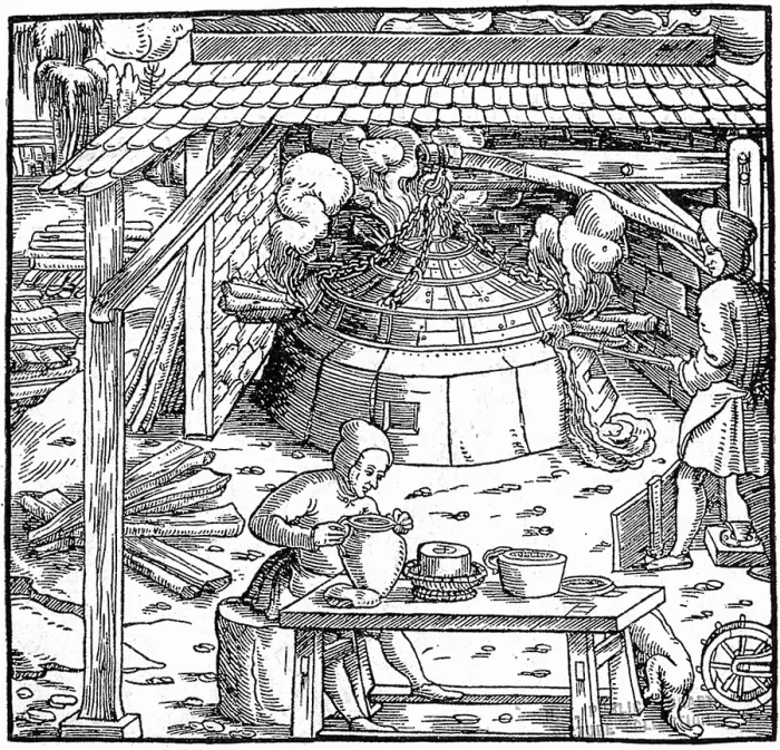 Framed Print : 16th Century Silver Mining Framed Print : 16th Century Silver Mining