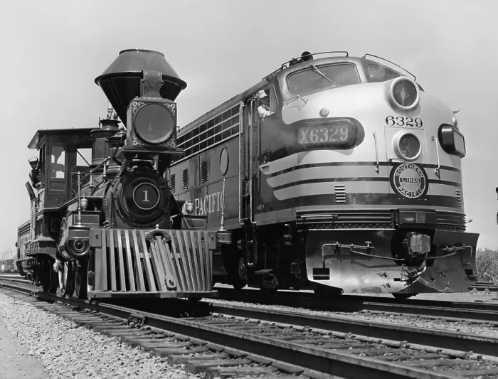 Framed Print : 19th & 20th Century Locomotives Framed Print : 19th & 20th Century Locomotives