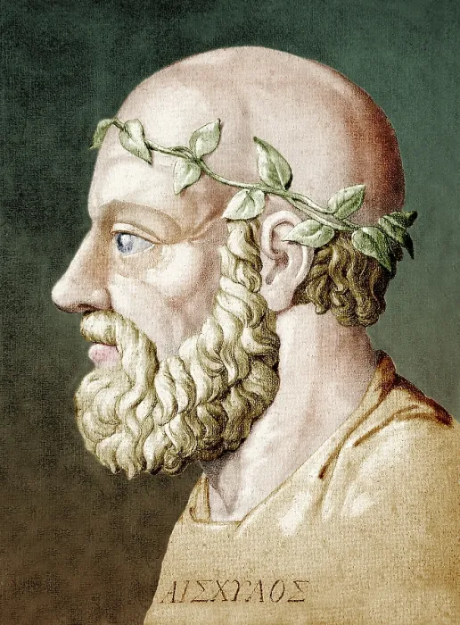 Framed Print : Aeschylus, Ancient Greek Playwright