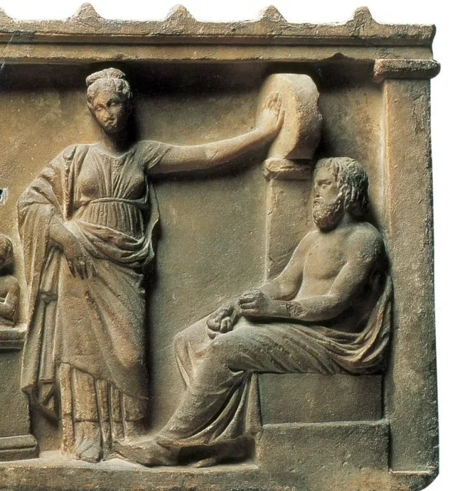 Framed Print : Aesculapius and Hygeia
