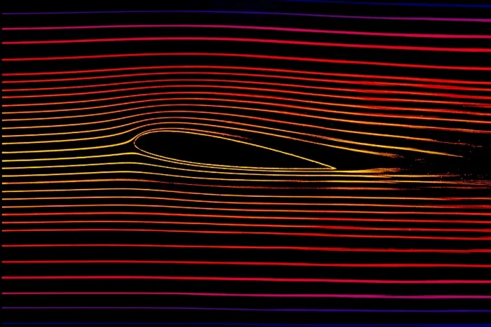 Framed Print : Air flow pattern Framed Print : Air flow pattern