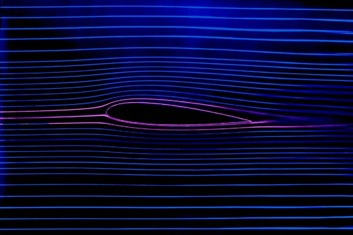 Framed Print : Air flow pattern Framed Print : Air flow pattern