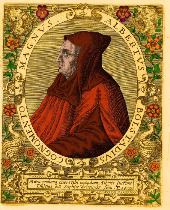 Framed Print : Albertus Magnus, Medieval Philosopher