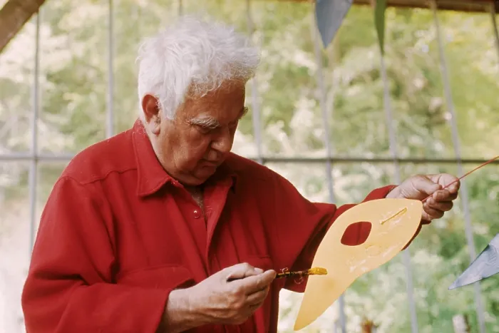 Framed Print : Alexander Calder, American sculptor and modern artist, known for his mid century mobiles