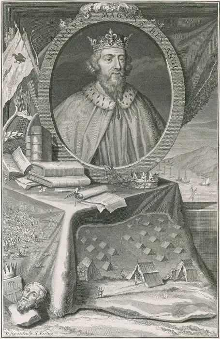Framed Print : Alfred the Great, King of Wessex Framed Print : Alfred the Great, King of Wessex
