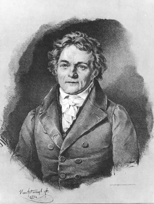 Framed Print : Alois Senefelder, German Inventor