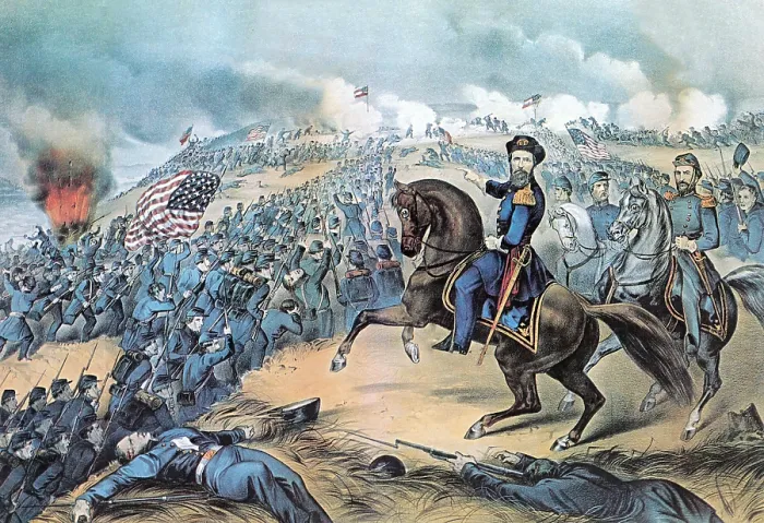 Framed Print : American Civil War, Battle of Fort Donelson, 1862 Framed Print : American Civil War, Battle of Fort Donelson, 1862