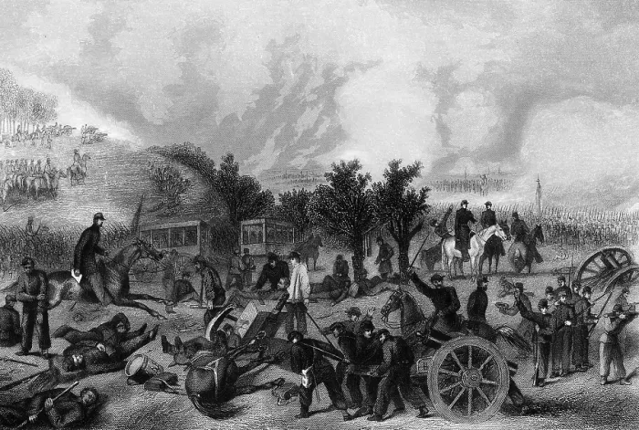 Framed Print : American Civil War, Battle of Gettysburg, 1863 Framed Print : American Civil War, Battle of Gettysburg, 1863