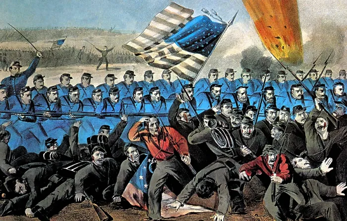Framed Print : American Civil War, Battle of Malvern Hill, 1862 Framed Print : American Civil War, Battle of Malvern Hill, 1862